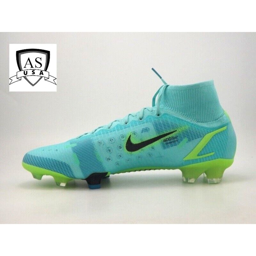 NIKE MERCURIAL SUPERFLY 8 ELITE FG CV0958 403 SOCCER CLEATS Men's Size 13 - Picture 3 of 13